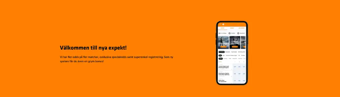 Nya Expekt Registrering