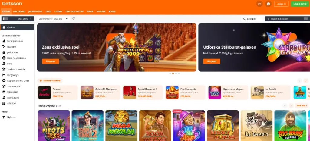 Betsson casino
