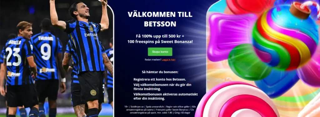 Betsson bonus