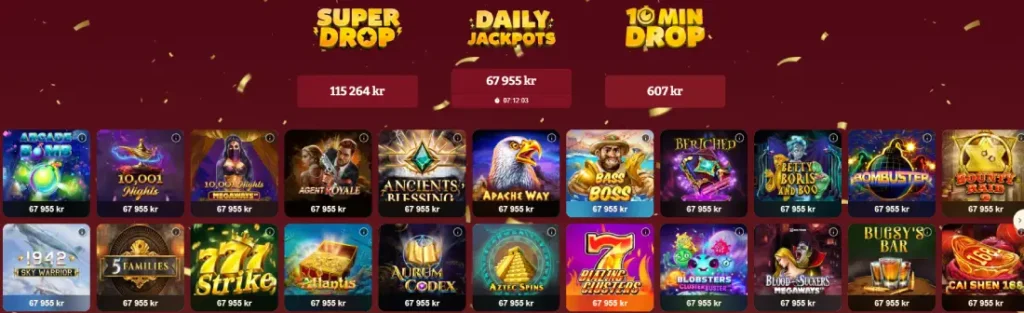 Casinostugan slots