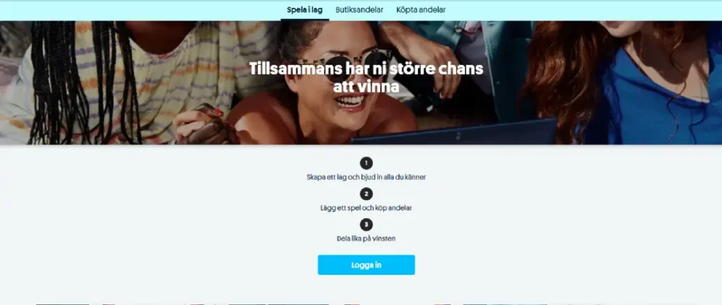 Svenskaspel tillsammans poolspel