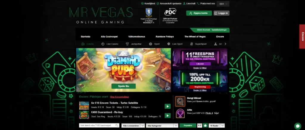 MrVegas casino slots