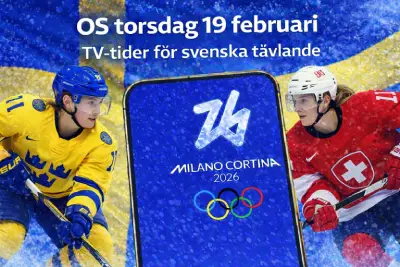 OS torsdag 19 februari – Tv tider för svenska tävlande