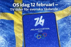 Os idag 12 februari - Tv tider för Svenska Tävlande. Milano Cortina 2026