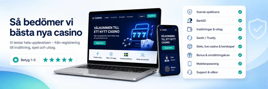 Bästa nya casino