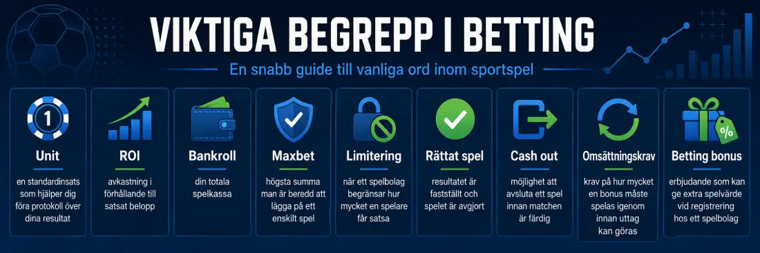 Ord och begrepp i betting