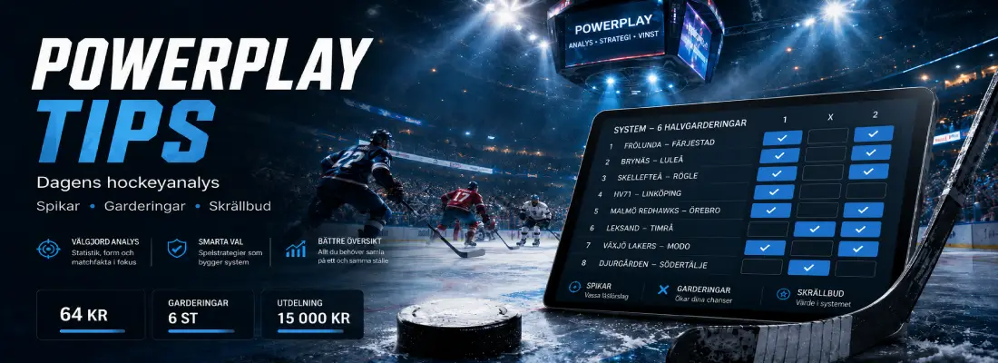 Powerplay Tips och andelar