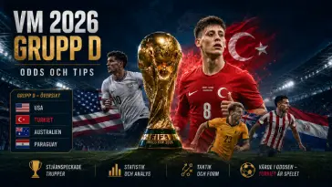 VM 2026 Grupp D – odds och tips