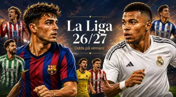 La Liga 26/27 – odds på vinnare