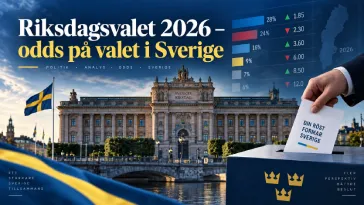 Riksdagsvalet 2026 – odds på valet i Sverige