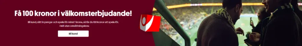 Svenska Spel välkomstbonus